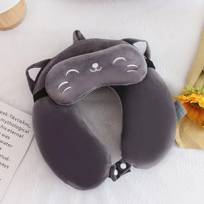 Kit Almofada de Pescoço U com Máscara de Dormir- 2 Peças - Mandatory