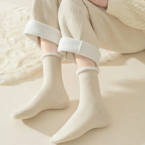 Meia Térmica Feminina em Cashmere Natural Macia - Mandatory
