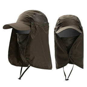 Boné Fechado com Proteção UV - Ideal para Pesca, Trilhas e Ecoturismo - Mandatory