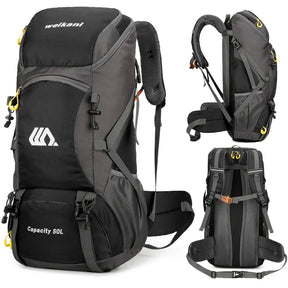 Mochila de Camping 50L Aventuras ao Ar Livre COM Capa de Chuva - Mandatory