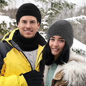 Kit Inverno Unissex com Proteção Térmica Gorro, Gola e Luvas - Mandatory