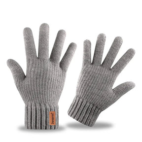 Luvas Masculinas de Malha em Lã com TouchhScreen - Mandatory