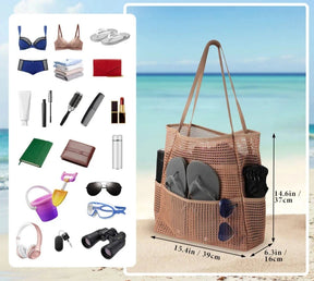 Bolsa de Praia Multi Bolsos Espaçosa e Sofisticada - Mandatory