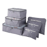 Kit 6 Bolsas Organizadoras de Viagem Espaçosas - Mandatory