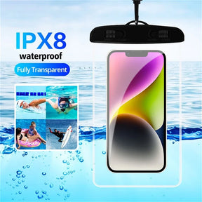 Kit 2 Capas Transparentes Protetoras para Celular à Prova D'Água - Mandatory