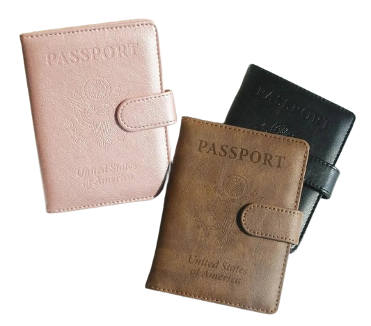 Carteira para Passaporte e Cartão de Vacina RFID Impermeável - Mandatory