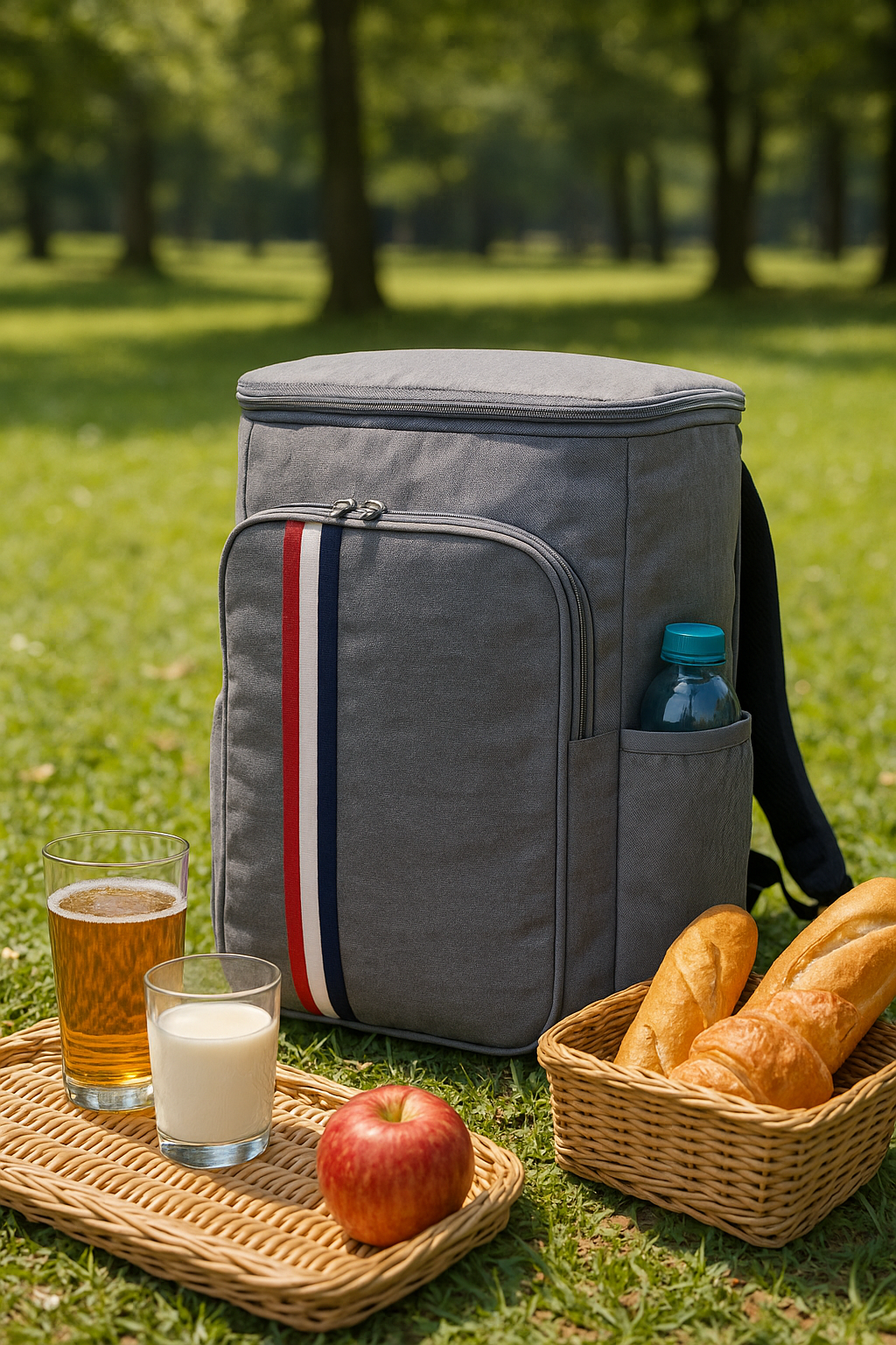 Mochila Térmica Cooler 25L Cinza – Bebidas e alimentos sempre frescos