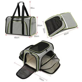 Bolsa de Transporte para Pets Expansível para Viagens e Avião - Mandatory