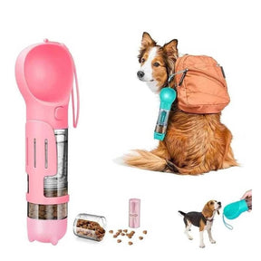 Garrafa Bebedouro 4 em 1 para Viagens com Pets - Mandatory