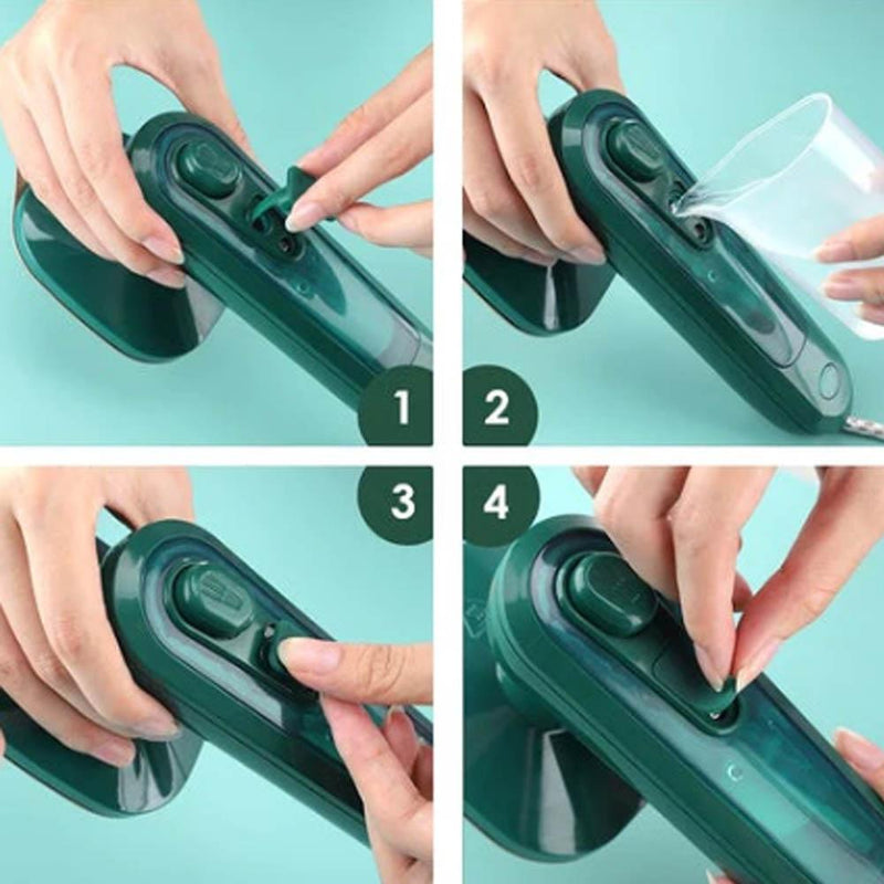 Mini Ferro para viagem Portátil a Vapor Bivolt