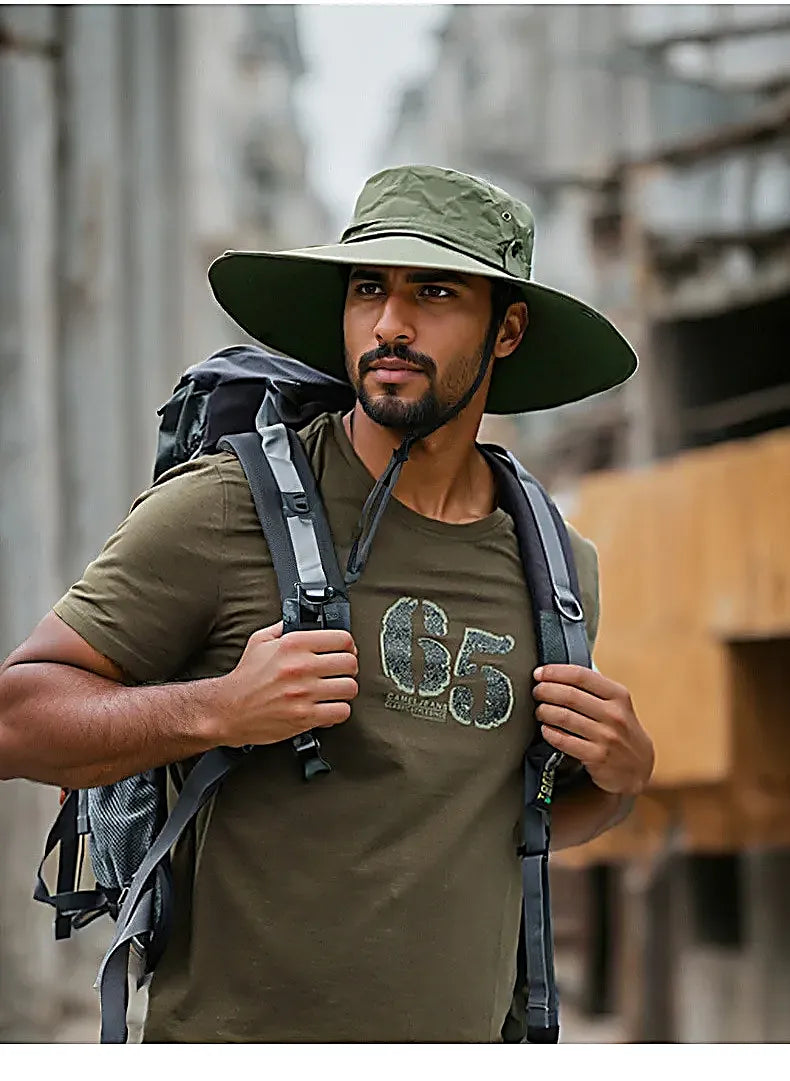 Chapéu Aventureiro Proteção UV para Trilhas e Praia - Mandatory