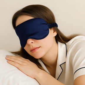 máscara de dormir em seda, confortável e prática, mandatory.com.br