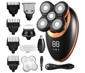 TrimGo 5x Barbeador Elétrico Masculino Compacto 5 Em 1 À Prova D'água - Mandatory